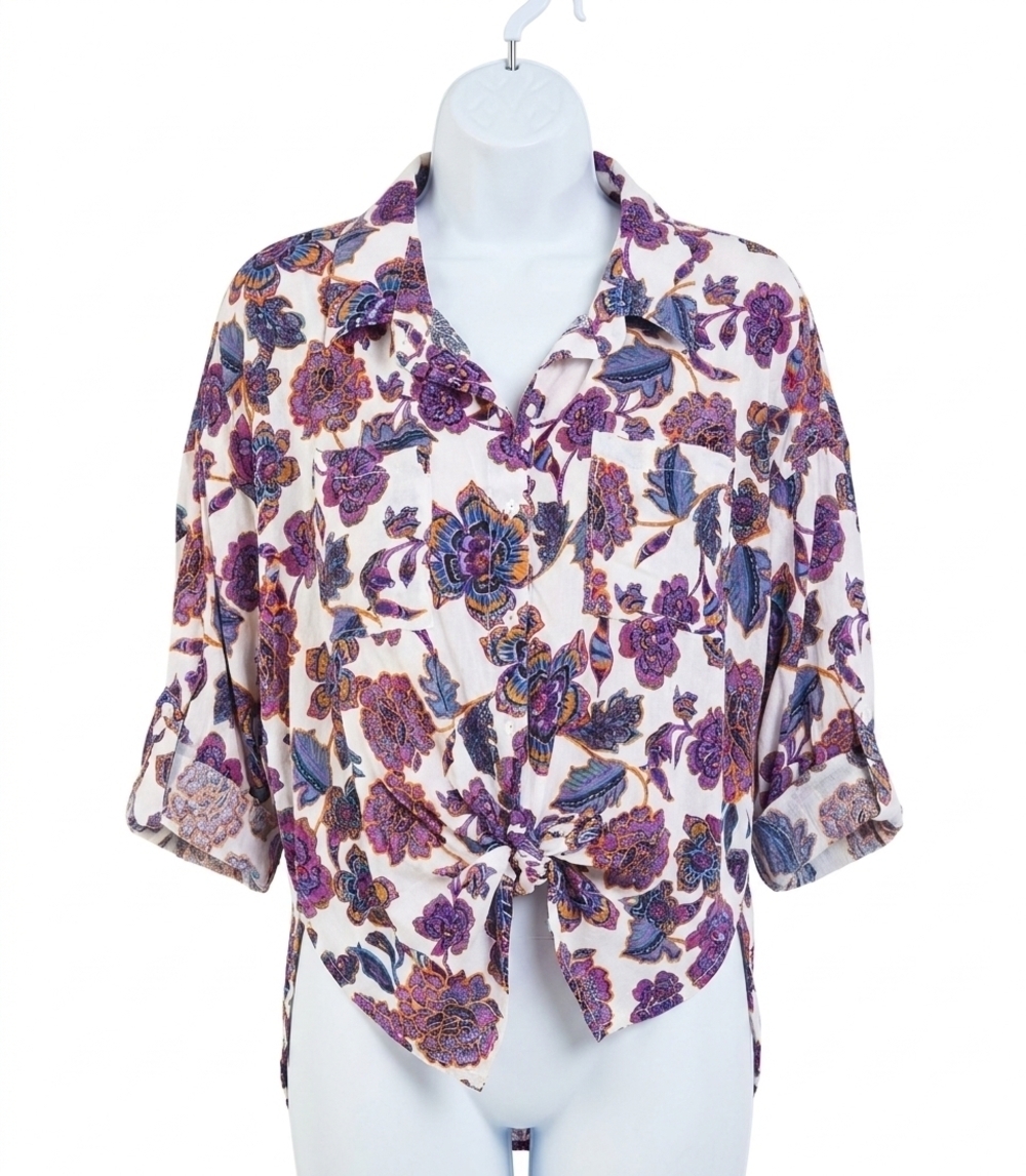 NEW DEAR JOHN DENIM arianna novelty shirt in day dreamer